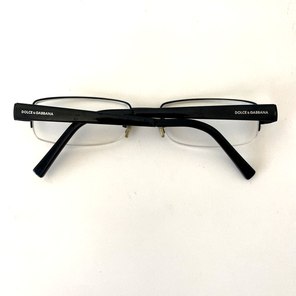 Dolce & Gabbana Eyeglasses Rectangular Half Rim Black DG 1110 01 52 17 135 main image 13